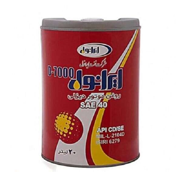 روغن موتور دیزلی ایرانول مدل 40CD-SE