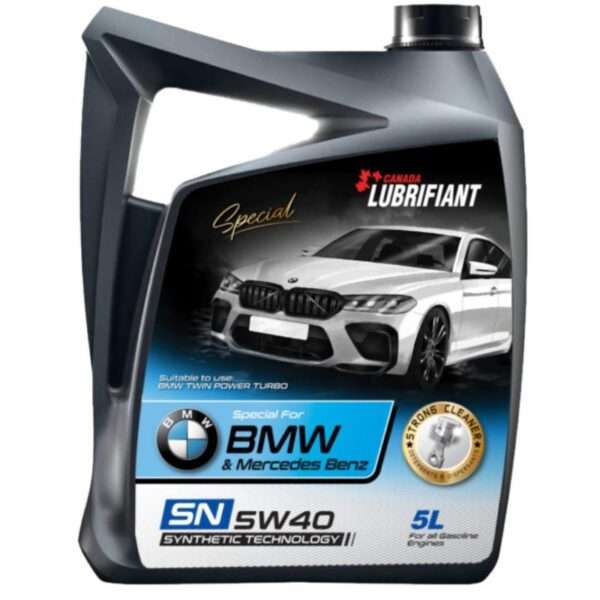 روغن موتور کانادا لوبریفنت مدل 5W-40 SN BMW حجم 5 لیتر