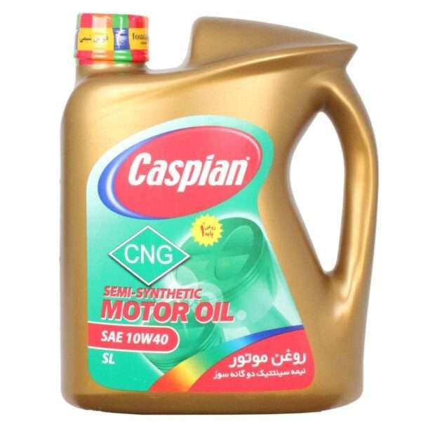 روغن موتور کاسپین مدل 10W-40 SL CNG حجم 4 لیتر