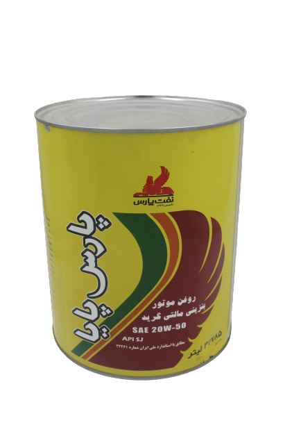 روغن موتور نفت پارس مدل پایا 20W-50 SJ حجم 3.785 لیتر 1 روغن موتور نفت پارس مدل پایا 20W-50 SJ