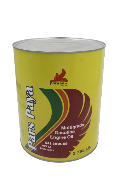روغن موتور نفت پارس مدل پایا 20W-50 SJ حجم 3.785 لیتر 2 روغن موتور نفت پارس مدل پایا 20W-50 SJ حجم 3.785 لیتر - تصویر 2