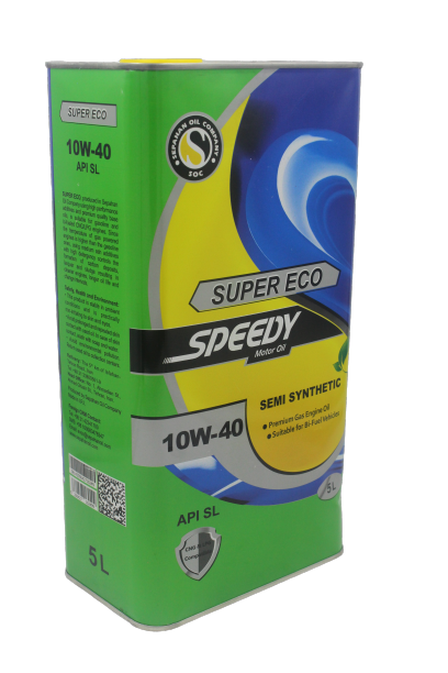 روغن موتور اسپیدی مدل سوپر اکو 10W-40 SL حجم 5 لیتر 1 روغن موتور اسپیدی مدل سوپر اکو 10W-40 SL حجم 5 لیتر