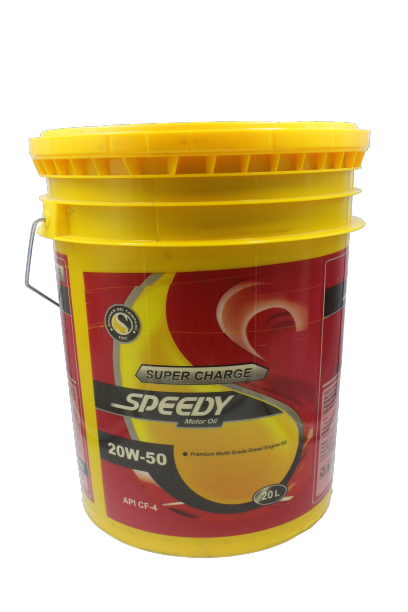 روغن موتور دیزلی اسپیدی مدل سوپرشارژ 20W-50 CF4 حجم 20 لیتر 1 روغن موتور دیزلی اسپیدی مدل سوپرشارژ 20W-50 CF4 حجم 20 لیتر