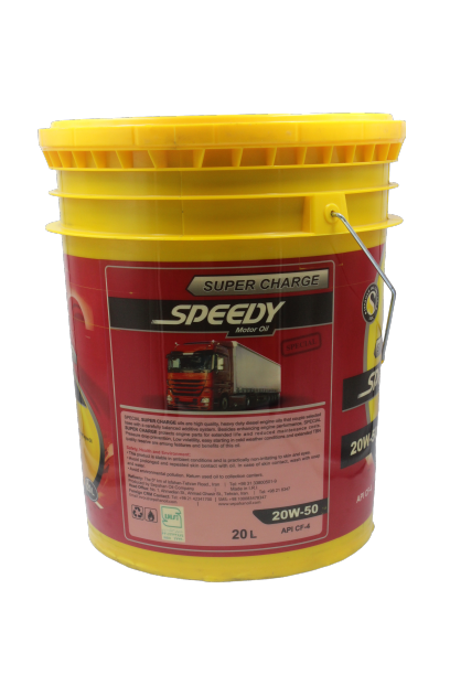 روغن موتور دیزلی اسپیدی مدل سوپرشارژ 20W-50 CF4 حجم 20 لیتر 3 روغن موتور دیزلی اسپیدی مدل سوپرشارژ 20W-50 CF4 حجم 20 لیتر - تصویر 3