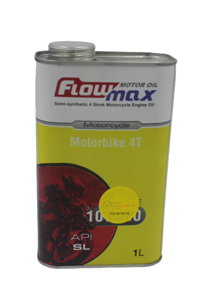 روغن موتور فلومکس مدل موتور بایک 10W-40 SL حجم 1 لیتر