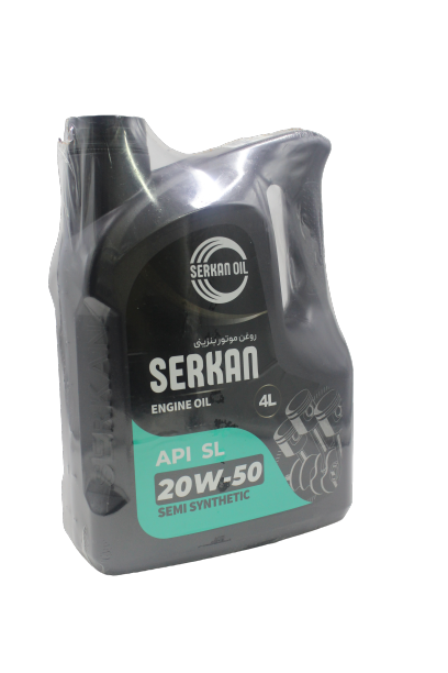 روغن موتور سرکان مدل SUPER POWERFUL 20W-50 SL حجم 4 لیتر