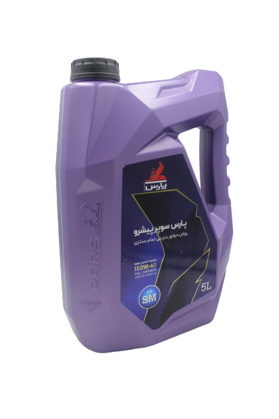 روغن موتور نفت پارس مدل سوپر پیشرو 10W-40 SM حجم 5 لیتر