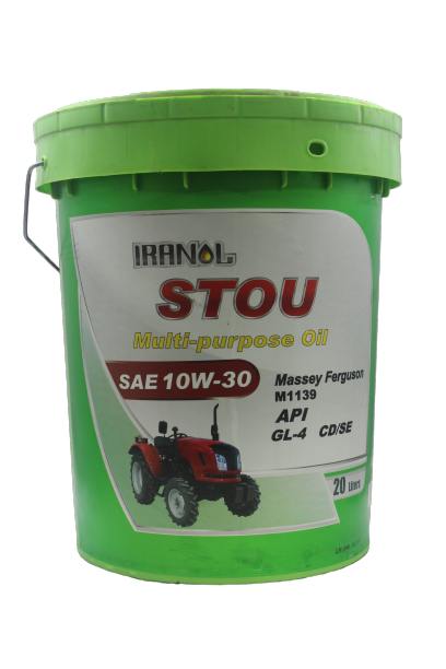 روغن موتور دیزلی ایرانول مدل STOU 10W-30 CD GL-4 حجم 20 لیتر 3 روغن موتور دیزلی ایرانول مدل STOU 10W-30 CD GL-4 حجم 20 لیتر - تصویر 3
